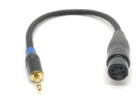 Кабель 3.5" jack -- 5-pin XLR